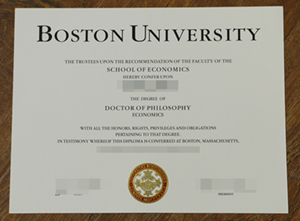boston university certificate