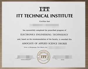 How easy to get a fake ITT Technical Institute degree online?