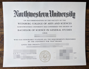 northwestern university diploma