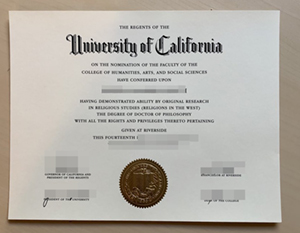 university of california,riverside degree