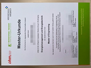 Process of National University of Applied Sciences urkunde.