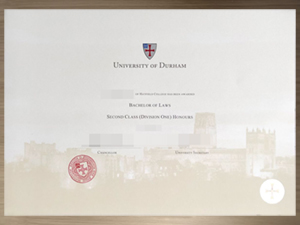 How does the University of Durham diploma look like?