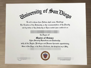 How to make the University of San Diego diploma?