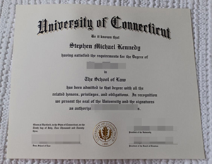 How to make the University of Connecticut diploma?