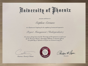 Unspoken rules to make a University of Phoenix diploma.